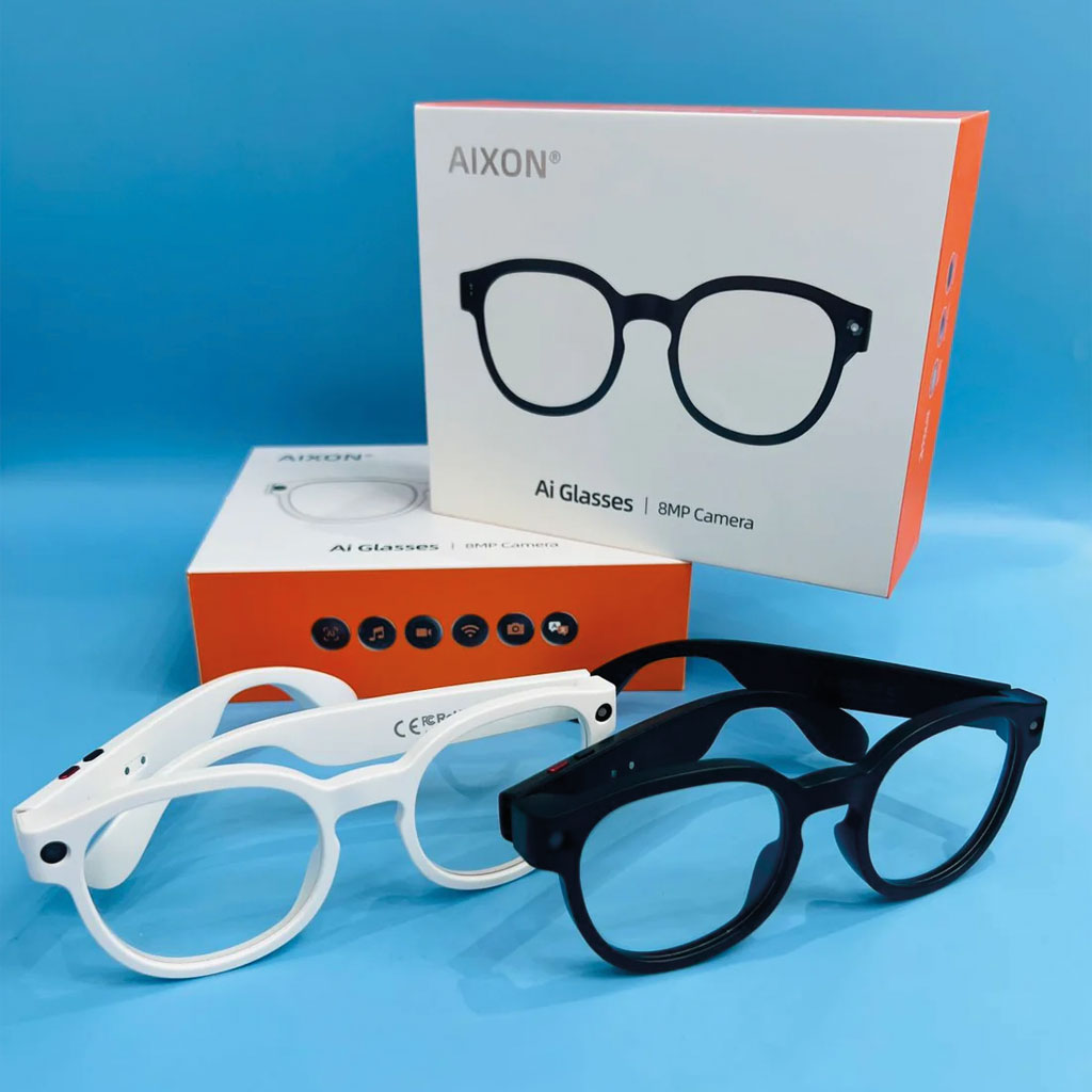 AIXON AI Smart Glasses with 8MP Camera