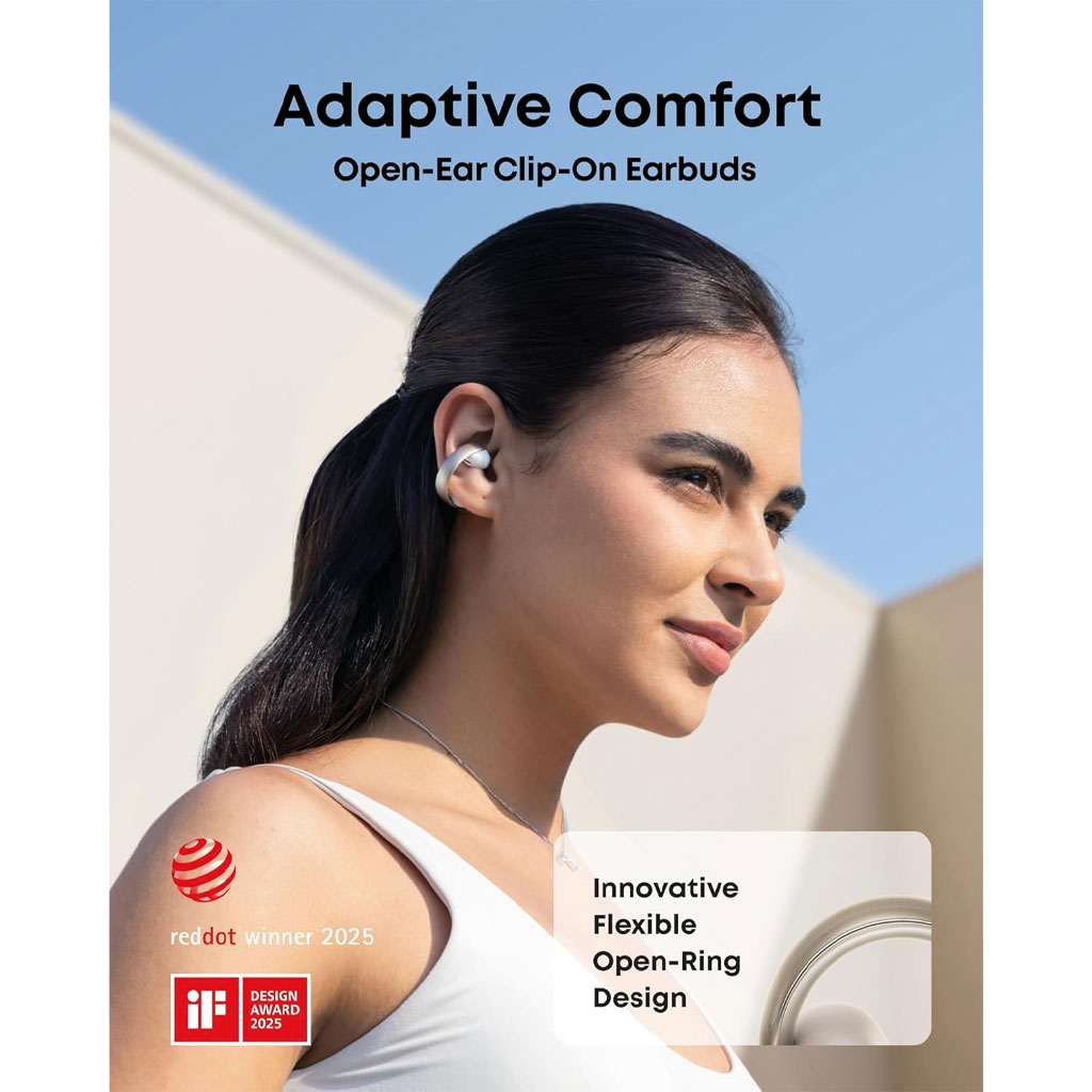 Soundcore AeroClip Open-Ear Clip-On Earbuds